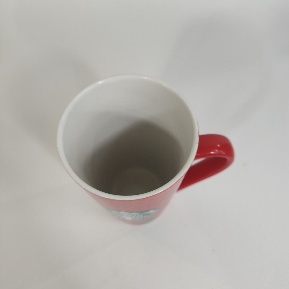 Starbucks 2020 Holiday Coffee Cup 16oz. Red Ceramic Christmas Tree Mug - Picture 4 of 4